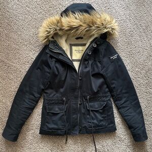 Abercrombie & Fitch navy coat